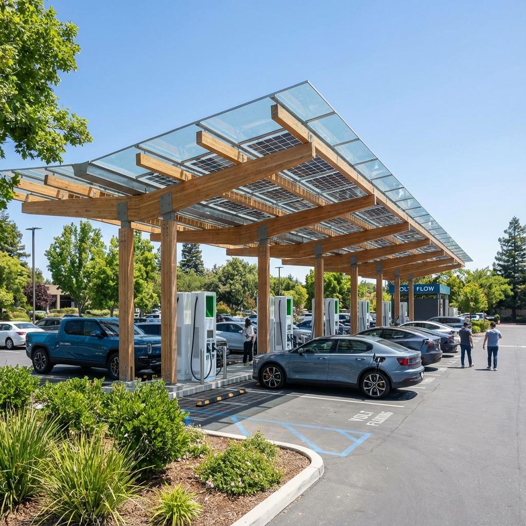 Commercial EV Charging Station