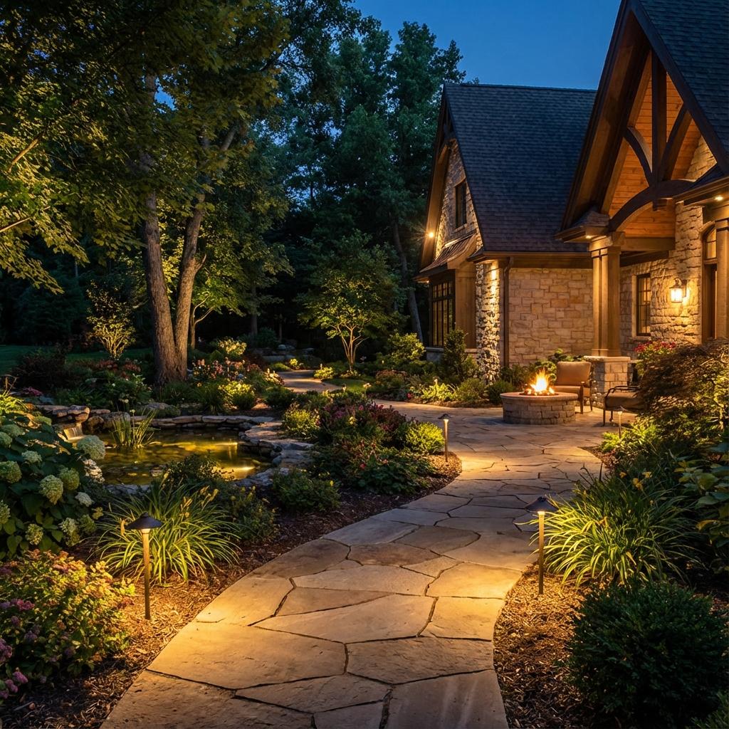 Landscape Lighting Installation